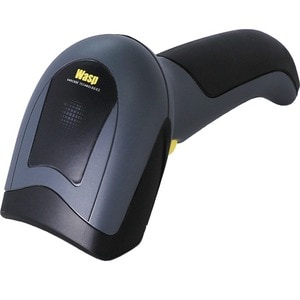 Wasp WWS650 Handheld Barcode Scanner - Wireless Connectivity - Grey - 1D, 2D - Imager - Bluetooth - Stand Included