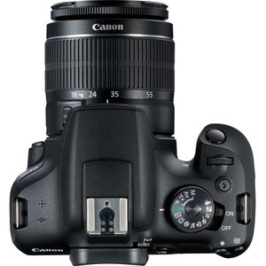 Canon EOS 2000D 24,1 Megapixel Digitale Spiegelreflexkameragehäuse mit Objektiv - 18 mm - 55 mm Brennweite - Schwarz - Aut