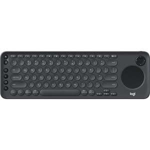 Logitech K600 TV Keyboard - Wireless Connectivity - Bluetooth - USB Interface - Power, Play, Pause, Fast-forward, Rewind, 