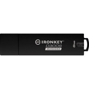 IronKey 8GB D300SM USB 3.1 Flash Drive - 8 GB - USB 3.1 - 256-bit AES - TAA Compliant