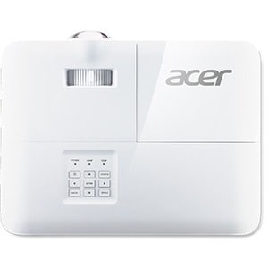 Acer S1386WH DLP-Projektor - 16:10 - 1280 x 800 Piel - 25,000:1 Kontrastverhältnis - 4000 lm Helligkeit - Vorderseite, Rüc