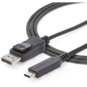 StarTech.com 6 ft. (1.8 m) - USB C to DisplayPort 1.4 Cable - 8K - HBR3 - Thunderbolt 3 Compatible - USB C Adapter and Cab