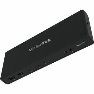 VisionTek Dual 4K USB PD Dock - Dual Display up to 4K resolutions, USB 3.0, USB-C and Thunderbolt 3 system compatible, Up 