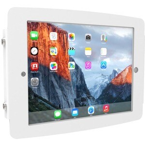 Compulocks iPad Pro 12.9" (3-6th Gen) Space Enclosure Wall Mount White - High-Grade Aluminum Enclosure, Conceals charging 