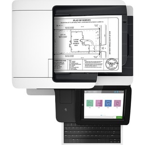 HP LaserJet M528z Wireless Laser Multifunction Printer - Monochrome - Copier/Fax/Printer/Scanner - 43 ppm Mono Print - 120