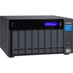 QNAP TVS-872XT-I5-16G SAN/NAS/DAS Storage System - Intel Core i5 i5-8400T Hexa-core (6 Core) 1.70 GHz - 8 x HDD Supported 