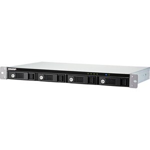 QNAP TR-004U 4 x Total Bays DAS Storage System Rack-mountable - Serial ATA/300 Controller - RAID Supported - 0, 1, 5, 10, 