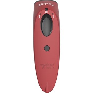Socket Mobile SocketScan® S740, Universal Barcode Scanner, Red & Charging Stand - Wireless Connectivity - 19.49" (495 mm) 