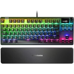 SteelSeries Apex PRO TKL Keyboard - Cable Connectivity - USB Interface Volume Control, Skip, Pause, Rewind, Brightness Hot