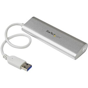 StarTech.com USB Hub - USB - External - Silver, White - 4 Total USB Port(s) - 4 USB 3.0 Port(s)