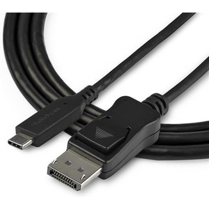 StarTech.com CDP2DP141MB. Kabellänge: 1 m, Anschluss 1: DisplayPort, Anschluss 2: USB Typ-C. Gewicht: 38 g, Breite: 200 mm