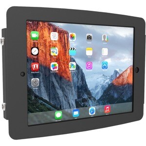 Compulocks iPad Pro 12.9" (3-6th Gen) Space Enclosure Wall Mount Black - High-Grade Aluminum Enclosure, Conceals charging 