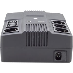 Digitus Line-interactive UPS - 600 VA/360 W - Tower/Wall Mountable - AVR - 8 Hour Recharge - 230 V AC Input - 3 x IEC 6032