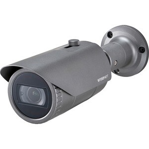 Wisenet QNO-6082R 2 Megapixel Outdoor Full HD Network Camera - Color, Monochrome - Bullet - Dark Gray - 98.43 ft Infrared 