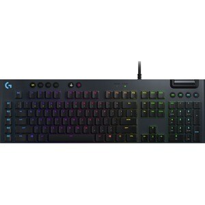 Logitech G815 Gaming Keyboard - Cable Connectivity - USB Interface - English (US) - Black - Mechanical Keyswitch - Volume 