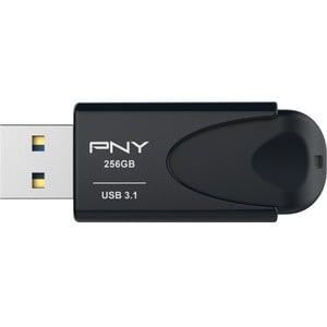 PNY Attaché 4 3.1 256 GB USB 3.1 Typ A Flash-Laufwerk - Schwarz - 80 MB/s Read Speed - 20 MB/s Write Speed - 1 / Pack