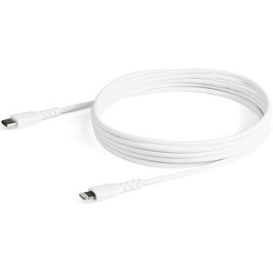 2m USB-C auf Lightning-Kabel - Aramidfaser - Apple MFi-zertifiziert - Weiß (RUSBCLTMM2MW) - Cable for iPad, iPhone, iPad m