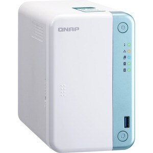 QNAP TS-251D-2G SAN/NAS Storage System - Intel Celeron J4005 Dual-core (2 Core) 2 GHz - 2 x HDD Supported - 0 x HDD Instal