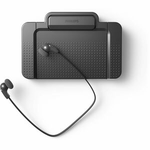 Philips Pocket Memo Dictation and Transcription Set - SDHC SupportedLCD - Headphone - Portable