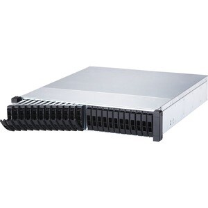 QNAP Enterprise ZFS NAS ES2486DC-2142IT-96G 24 x Gesamtzahl Einschübe SAN/NAS-Speichersystem - 4 GB Größe Flash-Speicher X