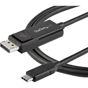 StarTech.com 6ft (2m) USB C to DisplayPort 1.2 Cable 4K 60Hz - Reversible DP to USB-C / USB-C to DP Video Adapter Monitor 