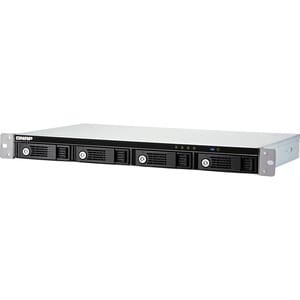 QNAP TR-004U 4 x Total Bays DAS Storage System Rack-mountable - Serial ATA/600 Controller - RAID Supported - 0, 1, 5, 10, 