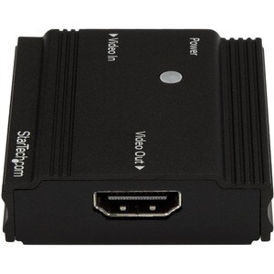 StarTech.com Signal Repeater - TAA Compliant - 3840 × 2160 - 35 m Maximum Operating Distance - 1 x HDMI In - 1 x HDMI Out 