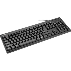 Rocstor KS20T Security USB Keyboard with Built-in Smartcard Reader - 104 Key - Common Access Card CAC Compatible - PIV Com