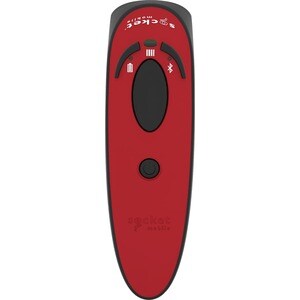 Socket Mobile DuraScan D740 Handheld Barcode Scanner - Wireless Connectivity - Red - 495.30 mm Scan Distance - 1D, 2D - La