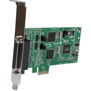 StarTech.com Multiport Serial Adapter - TAA Compliant - PCI Express x1 - 4 x DB-9 RS-232/422/485 - Serial, Via Cable - 3.5