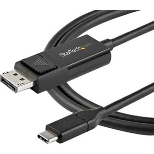 StarTech.com 3ft (1m) USB C to DisplayPort 1.2 Cable 4K 60Hz - Reversible DP to USB-C / USB-C to DP Video Adapter Monitor 