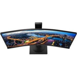 Philips 345B1C 34" Class Ecrã curvo Monitor LCD para gaming - 21:9 - Preto - 86,4 cm (34") Viewable - Alinhamento vertical