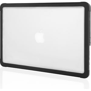 STM Goods Dux Case for Apple MacBook Air (Retina Display) - Transparent, Black - Translucent - Polycarbonate, Thermoplasti