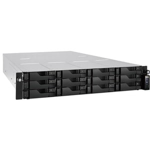 ASUSTOR Lockerstor 12R Pro AS7112RDX SAN/NAS Storage System - Intel Xeon E-2224 Quad-core (4 Core) 3.40 GHz - 12 x HDD Sup
