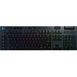 Logitech G915 Gaming Keyboard - Wireless Connectivity - USB Interface - White - Mechanical Keyswitch - Bluetooth/Wi-Fi Vol