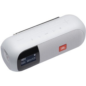 JBL Portable Bluetooth Speaker System - 5 W RMS - White - Battery Rechargeable - 1