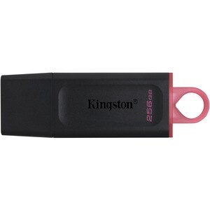 Kingston DataTraveler Exodia 256GB USB 3.2 (Gen 1) Flash Drive - 256 GB - USB 3.2 (Gen 1) - Black, Pink - 5 Year Warranty