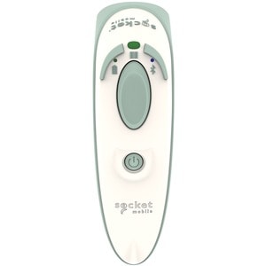 Socket Mobile DuraScan D755 Healthcare Handheld Barcode Scanner - Wireless Connectivity - Green, White - 891.54 mm Scan Di