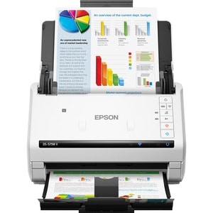 Epson DS-575W II Sheetfed Scanner - 600 x 600 dpi Optical - 30-bit Color - 24-bit Grayscale - 35 ppm (Mono) - 35 ppm (Colo