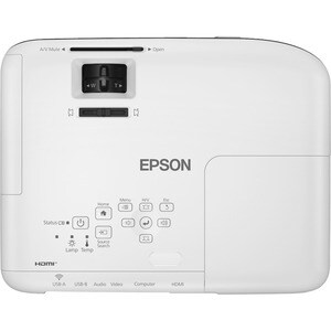 Epson EB-W51 3LCD Projector - 16:10 - White - 1280 x 800 - Front, Ceiling - 6000 Hour Normal Mode - 12000 Hour Economy Mod