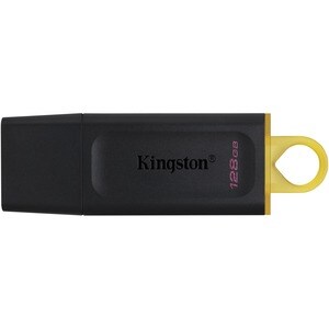 Unidad flash Kingston DataTraveler Exodia DTX - 128GB - USB 3.2 (Gen 1) - Negro, Amarillo