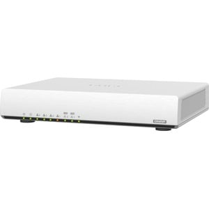 QNAP QHora-301W Wi-Fi 6 IEEE 802.11ax Ethernet Wireless Router - 2.40 GHz ISM Band - 5 GHz UNII Band - 8 x Antenna(8 x Int