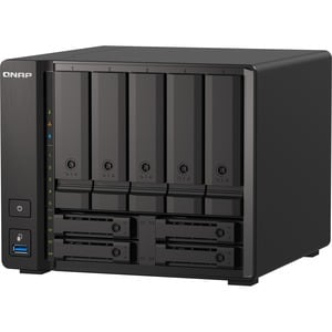 QNAP TS-H973AX-8G 9 x Total Bays SAN/NAS Storage System - 5 GB Flash Memory Capacity - AMD Ryzen V1500B Quad-core (4 Core)