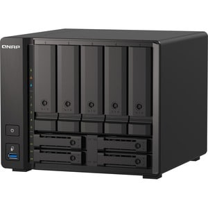 QNAP TS-H973AX-32G 9 x Total Bays SAN/NAS Storage System - 5 GB Flash Memory Capacity - AMD Ryzen V1500B Quad-core (4 Core