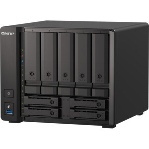 QNAP TS-H973AX-32G 9 x Gesamtzahl Einschübe SAN/NAS-Speichersystem - 5 GB Größe Flash-Speicher Ryzen V1500B Quad-Core 2,20