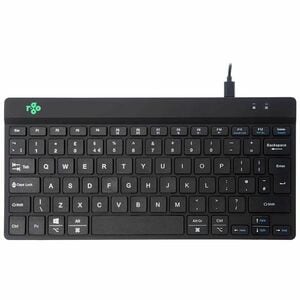 R-Go Compact Break ergonomic keyboard QWERTY (UK) - wired, black