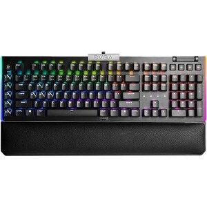 EVGA Z20 Gaming Keyboard - Cable Connectivity - USB 2.0 Interface Volume Control, Multimedia Hot Key(s) - Opto-mechanical 