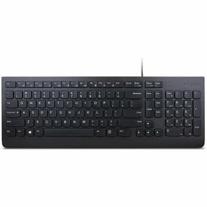 Lenovo Essential Tastatur - Kabel Konnektivität - USB Typ-A Schnittstelle - Schweizer Französisch, Schweizerdeutsch - Schw