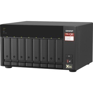QNAP TS-873A-8G NAS Storage System - AMD Ryzen V1500B Quad-core (4 Core) 2.20 GHz - 8 x HDD Supported - 0 x HDD Installed 