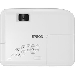 Epson PowerLite E10+ 3LCD Projector - 4:3 - 1024 x 768 - Ceiling, Rear, Front - 6000 Hour Normal Mode - 12000 Hour Economy